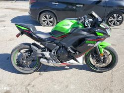 Salvage cars for sale from Copart Bakersfield, CA: 2022 Kawasaki EX650 N