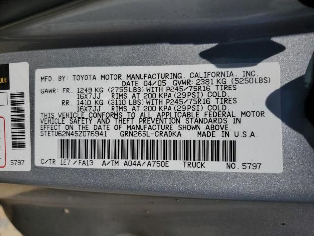 2005 Toyota Tacoma Prerunner Access Cab