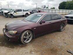 2006 BMW 750 LI en venta en Oklahoma City, OK