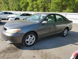 Toyota Camry salvage cars for sale: 2002 Toyota Camry LE