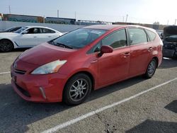Salvage cars for sale from Copart Van Nuys, CA: 2012 Toyota Prius V