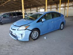 Toyota salvage cars for sale: 2012 Toyota Prius PLUG-IN