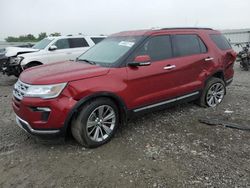 Ford Vehiculos salvage en venta: 2018 Ford Explorer Limited