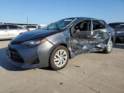 Toyota salvage cars for sale: 2017 Toyota Corolla L