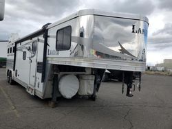 Salvage trucks for sale at Pasco, WA auction: 2017 Lako Horse Trailer
