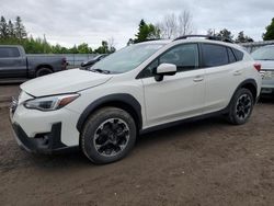 Subaru Crosstrek Vehiculos salvage en venta: 2021 Subaru Crosstrek Premium