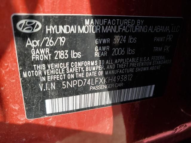 2019 Hyundai Elantra SE