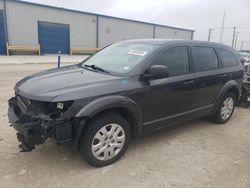 Salvage cars for sale from Copart Haslet, TX: 2015 Dodge Journey SE
