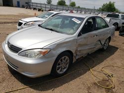 Toyota salvage cars for sale: 2002 Toyota Camry LE