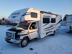 Salvage cars for sale from Copart Bismarck, ND: 2019 Ford Econoline E450 Super Duty Cutaway Van