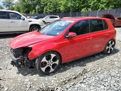 Salvage cars for sale from Copart Waldorf, MD: 2012 Volkswagen GTI