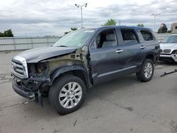 Toyota salvage cars for sale: 2012 Toyota Sequoia Platinum