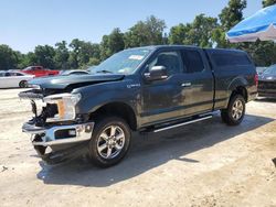 Salvage cars for sale from Copart Ocala, FL: 2018 Ford F150 Super Cab