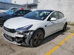 Salvage cars for sale from Copart Chicago Heights, IL: 2022 Tesla Model 3