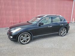Salvage cars for sale from Copart Ontario Auction, ON: 2012 Infiniti EX35 Base