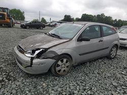 Salvage cars for sale from Copart Mebane, NC: 2001 Ford Focus ZX3