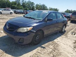Salvage cars for sale from Copart Midway, FL: 2013 Toyota Corolla Base
