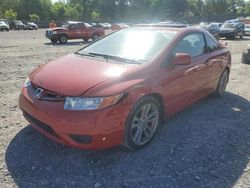 Honda Civic salvage cars for sale: 2008 Honda Civic SI