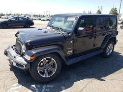 Jeep Wrangler Unlimited Sahara Vehiculos salvage en venta: 2020 Jeep Wrangler Unlimited Sahara