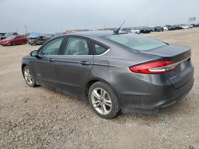 2018 Ford Fusion SE Hybrid