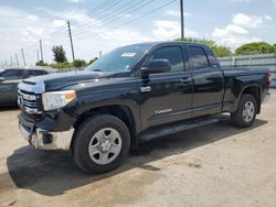 Toyota salvage cars for sale: 2017 Toyota Tundra Double Cab SR/SR5