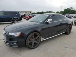 Salvage cars for sale from Copart Wilmer, TX: 2013 Audi S5 Prestige