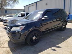 Salvage cars for sale from Copart Albuquerque, NM: 2017 Ford Explorer Police Interceptor