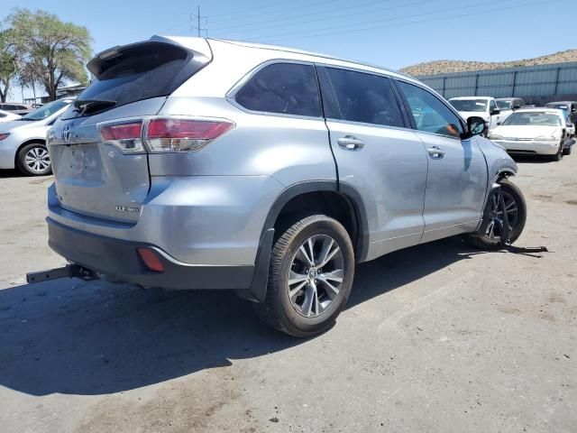 2016 Toyota Highlander XLE