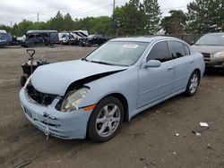 Infiniti G35 salvage cars for sale: 2004 Infiniti G35