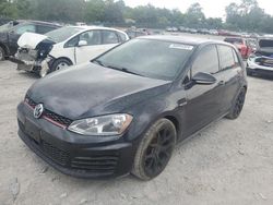 Volkswagen GTI salvage cars for sale: 2016 Volkswagen GTI S/SE