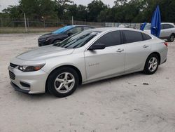 Vehiculos salvage en venta de Copart Fort Pierce, FL: 2016 Chevrolet Malibu LS