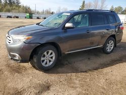 Vehiculos salvage en venta de Copart Bowmanville, ON: 2013 Toyota Highlander Base