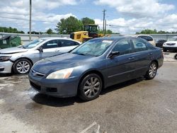 Salvage cars for sale from Copart Montgomery, AL: 2007 Honda Accord EX