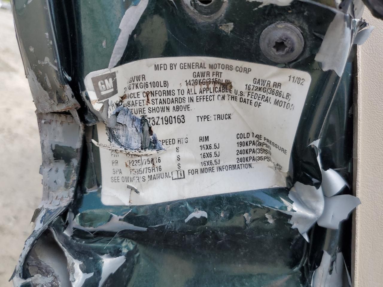 2003 Chevrolet Silverado C1500