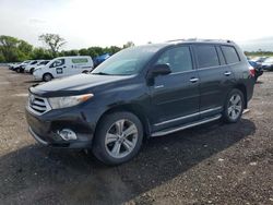 Toyota Highlander salvage cars for sale: 2013 Toyota Highlander Limited