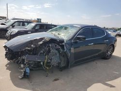Salvage cars for sale from Copart Grand Prairie, TX: 2015 Maserati Ghibli