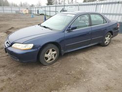 Honda Accord ex salvage cars for sale: 2002 Honda Accord EX