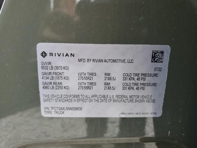 2022 Rivian R1T Launch Edition