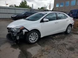 2016 Toyota Corolla L en venta en Littleton, CO