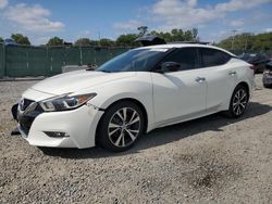 Salvage cars for sale from Copart Riverview, FL: 2017 Nissan Maxima 3.5S