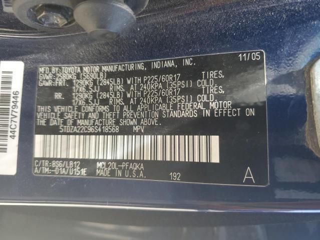 2006 Toyota Sienna XLE