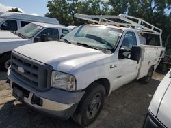 Ford F350 salvage cars for sale: 2005 Ford F350 SRW Super Duty