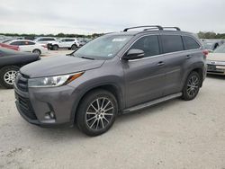 Toyota salvage cars for sale: 2017 Toyota Highlander SE