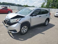 Honda salvage cars for sale: 2016 Honda CR-V LX