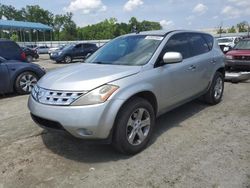 Nissan Murano salvage cars for sale: 2004 Nissan Murano SL