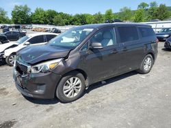 KIA salvage cars for sale: 2015 KIA Sedona LX