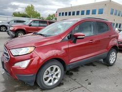Vehiculos salvage en venta de Copart Littleton, CO: 2020 Ford Ecosport SE