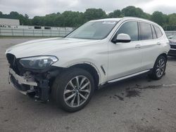 2018 BMW X3 XDRIVE30I en venta en Assonet, MA