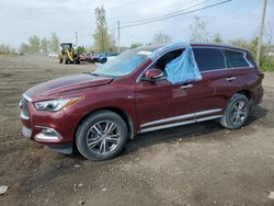 Infiniti QX60 salvage cars for sale: 2020 Infiniti QX60 Luxe