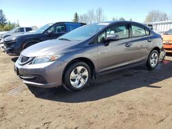 Vehiculos salvage en venta de Copart Bowmanville, ON: 2015 Honda Civic LX